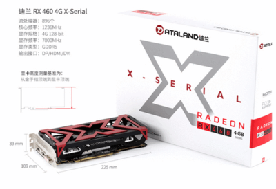 突破次元，赏心悦画 | 迪兰RX460 X-Serial背板指示灯即将上市